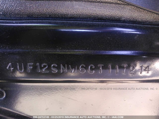 4UF12SNW6CT117214 - 2012 ARCTIC CAT SNOWPRO 800  GREEN photo 9