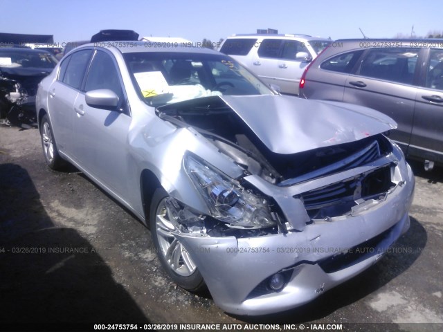 JN1CV6AR8DM764257 - 2013 INFINITI G37 SILVER photo 1