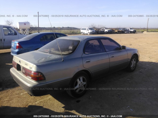 JT8GK13T7R0007401 - 1994 LEXUS ES 300 GRAY photo 4