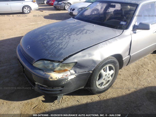 JT8GK13T7R0007401 - 1994 LEXUS ES 300 GRAY photo 6