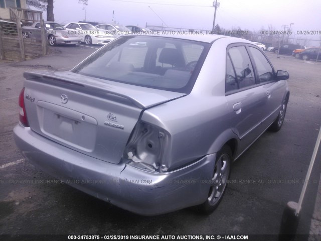 JM1BJ225420523731 - 2002 MAZDA PROTEGE DX/LX/ES SILVER photo 4