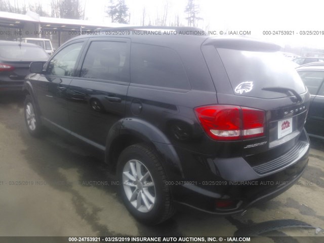 3C4PDCBGXET183920 - 2014 DODGE JOURNEY SXT BLACK photo 3