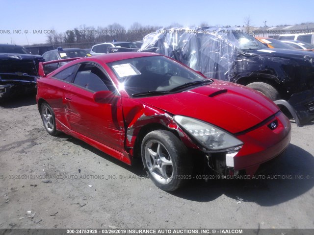 JTDDY32T710047305 - 2001 TOYOTA CELICA GT-S RED photo 1