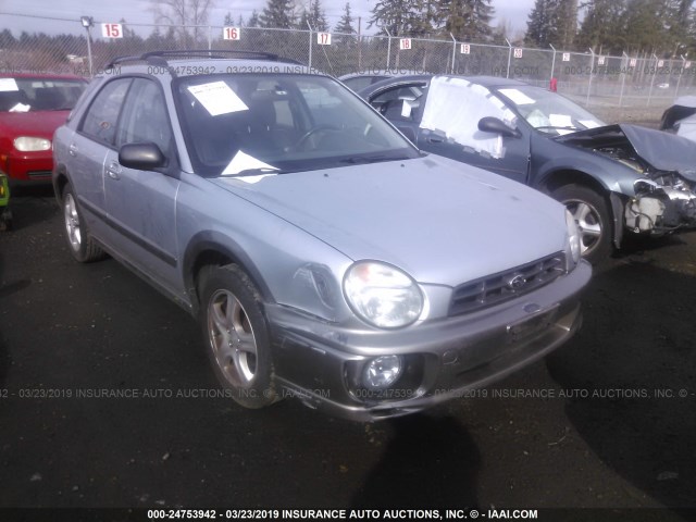 JF1GG68532G825060 - 2002 SUBARU IMPREZA OUTBACK SPORT SILVER photo 1