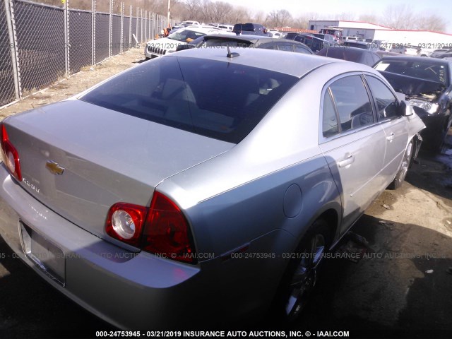 1G1ZD5E74BF396540 - 2011 CHEVROLET MALIBU 2LT SILVER photo 4