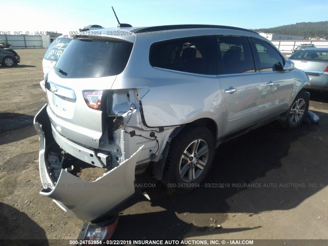 1GNKVGKD3HJ111545 - 2017 CHEVROLET TRAVERSE LT SILVER photo 4