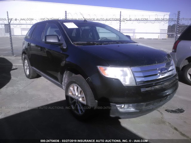 2FMDK3JCXABA40491 - 2010 FORD EDGE SEL BLACK photo 1