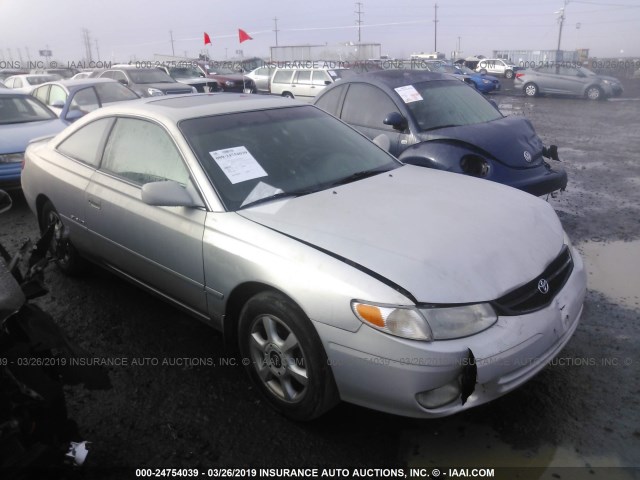 2T1CF28P0YC347676 - 2000 TOYOTA CAMRY SOLARA SE/SLE SILVER photo 1