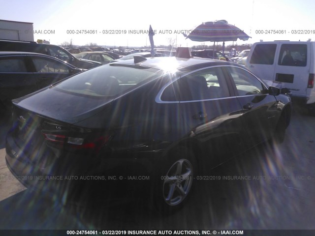 1G1ZB5ST8GF196176 - 2016 CHEVROLET MALIBU LS BLUE photo 4