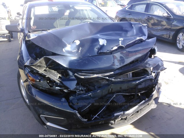 1G1ZB5ST8GF196176 - 2016 CHEVROLET MALIBU LS BLUE photo 6