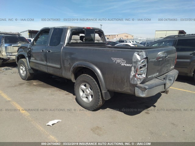 5TBBT44186S478840 - 2006 TOYOTA TUNDRA ACCESS CAB SR5 GRAY photo 3