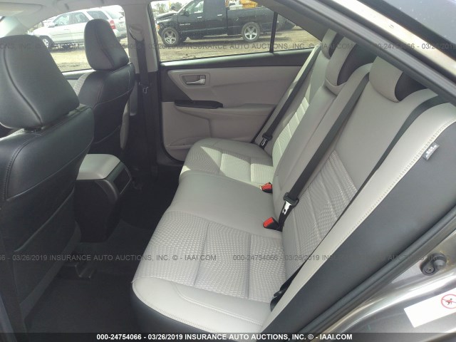 4T1BF1FK8FU018376 - 2015 TOYOTA CAMRY LE/XLE/SE/XSE GRAY photo 8