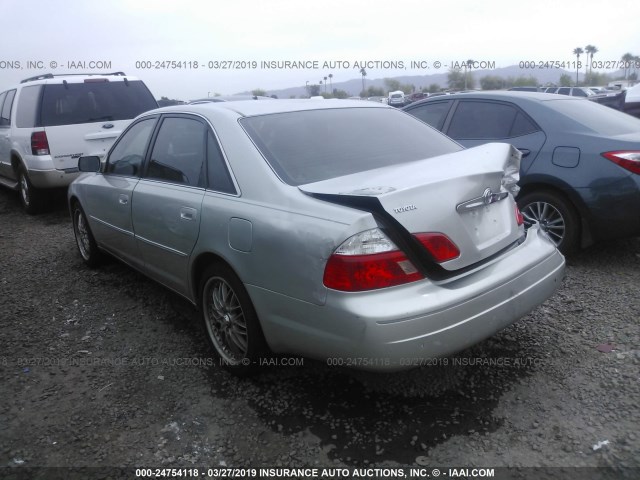 4T1BF28B33U267814 - 2003 TOYOTA AVALON XL/XLS SILVER photo 3