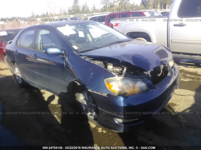 1NXBR32E95Z406878 - 2005 TOYOTA COROLLA CE/LE/S BLUE photo 1