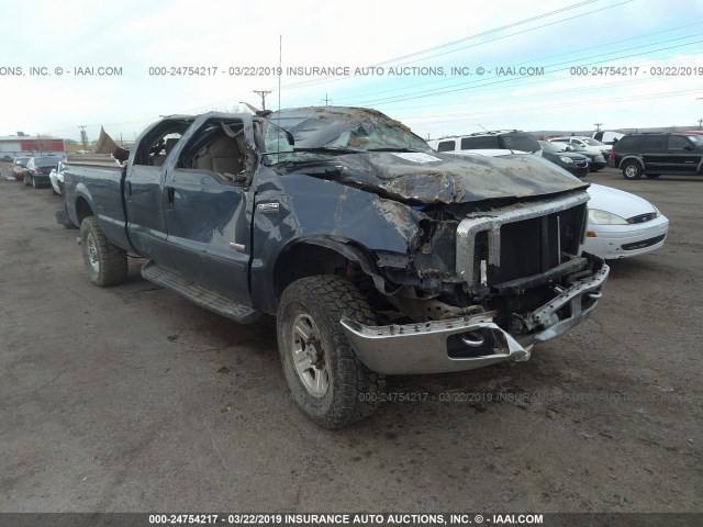 1FTWW31P76EC80842 - 2006 FORD F350 SRW SUPER DUTY BLUE photo 1