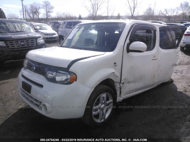 JN8AZ2KR0ET352166 - 2014 NISSAN CUBE S/SL WHITE photo 2