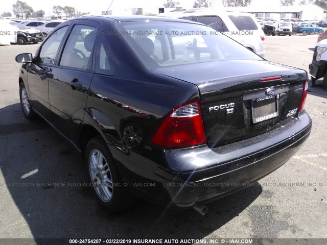 1FAFP34N87W227480 - 2007 FORD FOCUS ZX4/S/SE/SES Қара фото 3