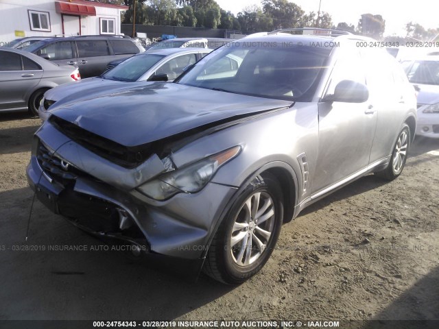 JN8AS1MU4BM711976 - 2011 INFINITI FX35 GRAY photo 2