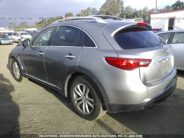 JN8AS1MU4BM711976 - 2011 INFINITI FX35 GRAY photo 3