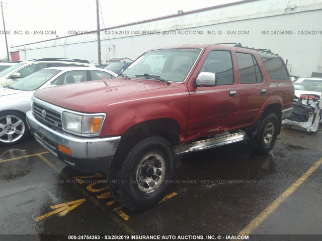 JT3VN39W1R0138292 - 1994 TOYOTA 4RUNNER VN39 SR5 RED photo 2