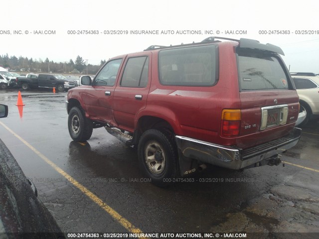 JT3VN39W1R0138292 - 1994 TOYOTA 4RUNNER VN39 SR5 RED photo 3