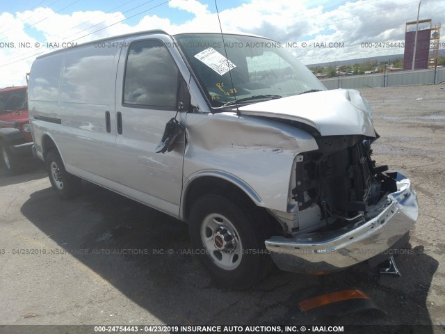 1GTZGFAA2A1181286 - 2010 GMC SAVANA G2500 GRAY photo 1