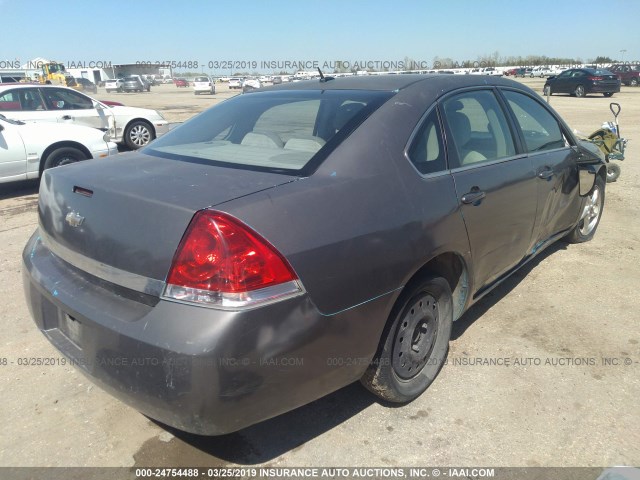 2G1WB58K089161417 - 2008 CHEVROLET IMPALA LS 灰色 照片 4