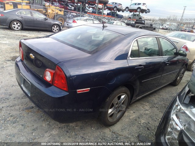 1G1ZH57B994126053 - 2009 CHEVROLET MALIBU 1LT ლურჯი ფოტო 4