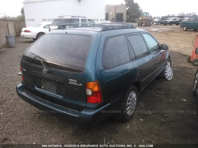 JT2AE09V0R0067451 - 1994 TOYOTA COROLLA DX BLUE photo 4