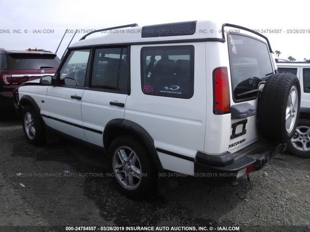 SALTY16443A824662 - 2003 LAND ROVER DISCOVERY II SE WHITE photo 3