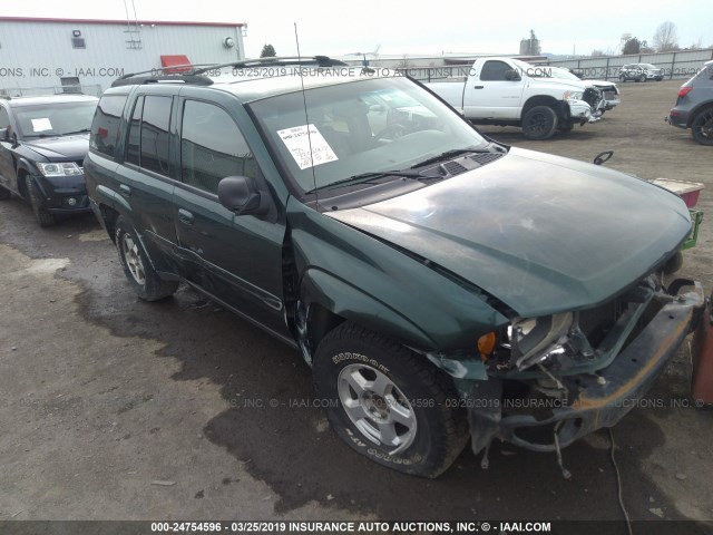 1GNDS13S152168005 - 2005 CHEVROLET TRAILBLAZER LS/LT GREEN photo 1