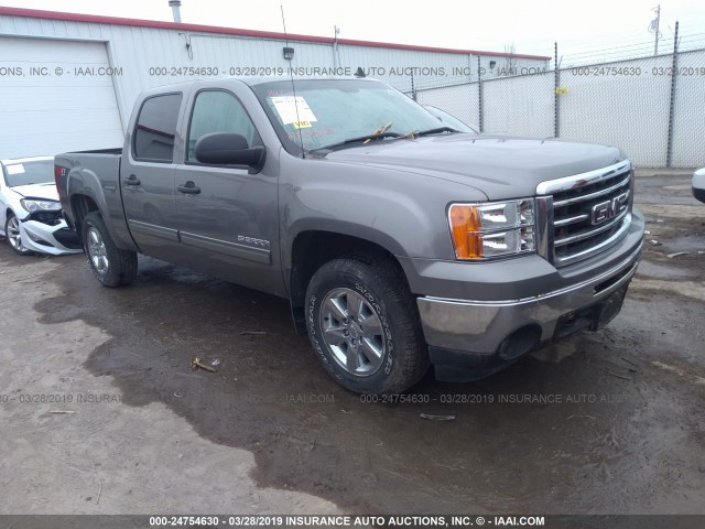 3GTP2VE74DG310696 - 2013 GMC SIERRA K1500 SLE SILVER photo 1