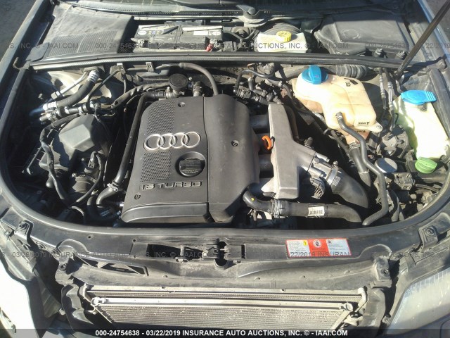 WAULC68E85A022642 - 2005 AUDI A4 1.8T QUATTRO/SPECIAL GRAY photo 10