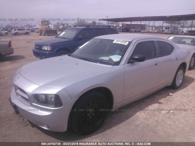 2B3KA43GX7H718751 - 2007 DODGE CHARGER SE/SXT SILVER photo 2