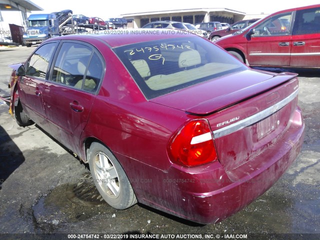1G1ZT54884F214225 - 2004 CHEVROLET MALIBU LS RED photo 3