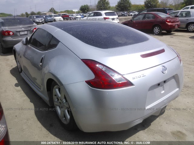 JN1AZ44E29M410864 - 2009 NISSAN 370Z SILVER photo 3