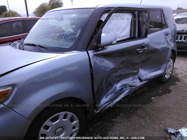 JTLZE4FE1A1109263 - 2010 TOYOTA SCION XB 银色 照片 6