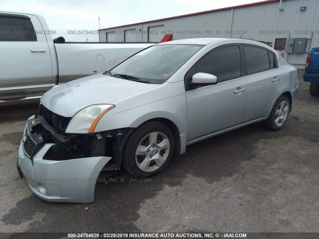 3N1AB61E58L663304 - 2008 NISSAN SENTRA 2.0/2.0S/2.0SL SILVER photo 2