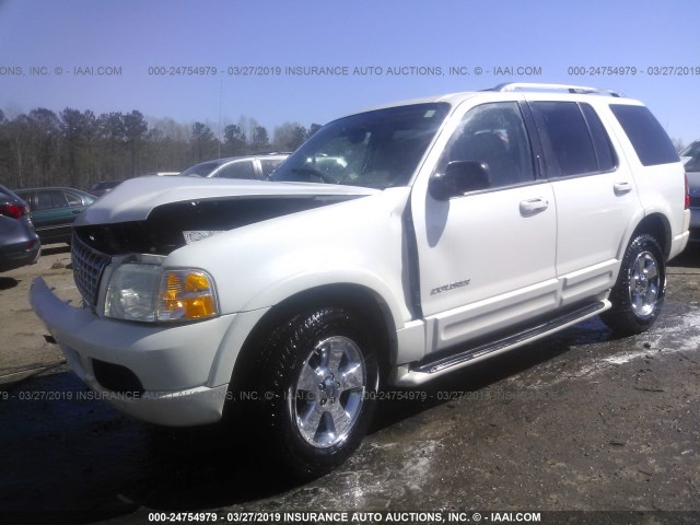 1FMDU85W64ZA76028 - 2004 FORD EXPLORER LIMITED WHITE photo 2