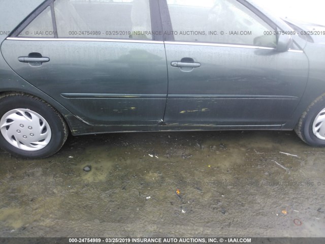 JTDBE32K340266516 - 2004 TOYOTA CAMRY LE/XLE Yaşıl foto 6