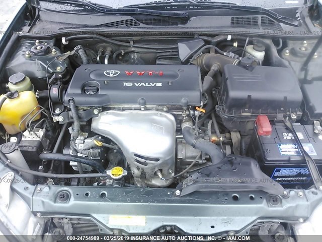 JTDBE32K340266516 - 2004 TOYOTA CAMRY LE/XLE Yaşıl foto 7