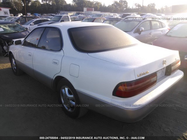 JT8GK13T8S0099575 - 1995 LEXUS ES 300 WHITE photo 3