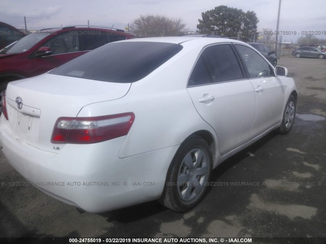 4T1BE46K98U781854 - 2008 TOYOTA CAMRY CE/LE/XLE/SE 白色 照片 4