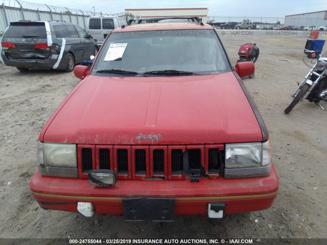 1J4GZ78S2SC623361 - 1995 JEEP GRAND CHEROKEE LIMITED/ORVIS RED photo 6