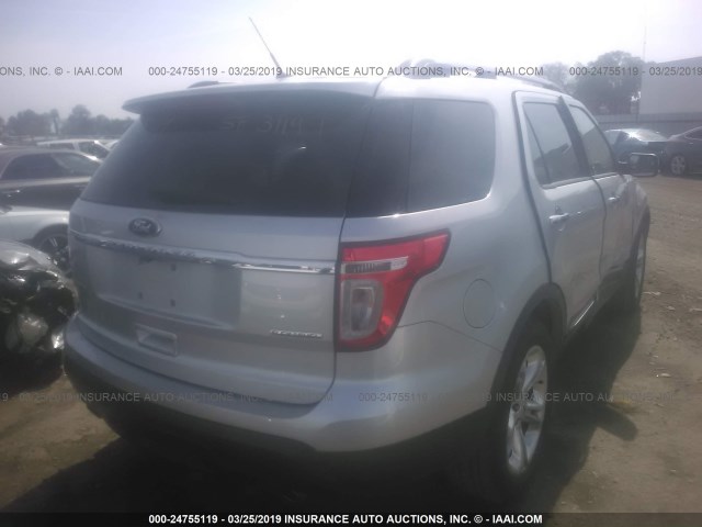 1FM5K7F8XFGA20631 - 2015 FORD EXPLORER LIMITED SILVER photo 4