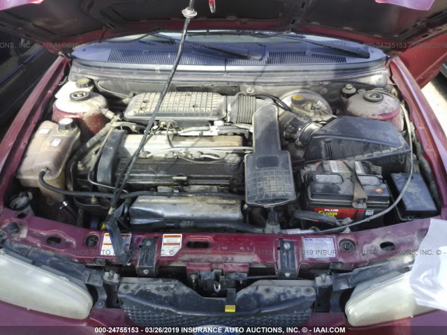 3FALP6539TM141560 - 1996 FORD CONTOUR GL/SPORT RED photo 10