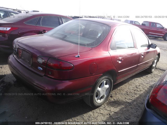 3FALP6539TM141560 - 1996 FORD CONTOUR GL/SPORT RED photo 4