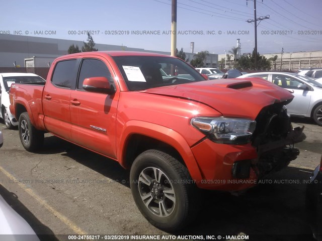 5TFBZ5DN4GX001462 - 2016 TOYOTA TACOMA DOUBLE CAB/SR5/TRD SPORT ORANGE photo 1