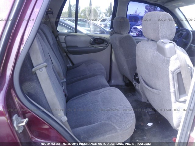 1GNDT13S642442892 - 2004 CHEVROLET TRAILBLAZER LS/LT BURGUNDY photo 8