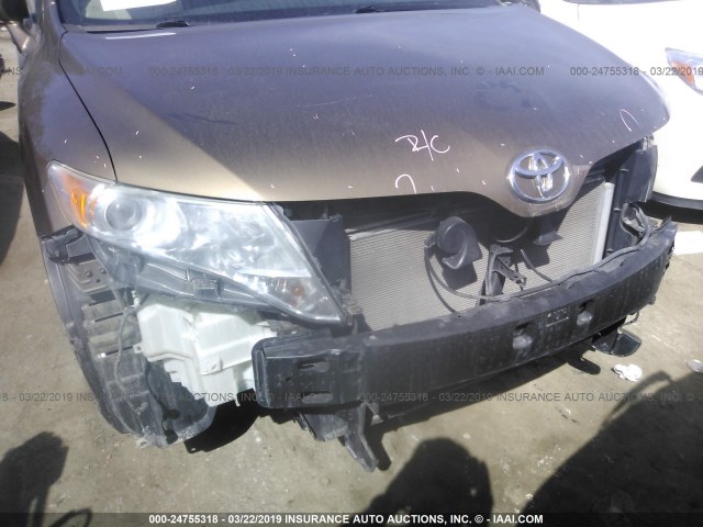 4T3BA3BB7AU011869 - 2010 TOYOTA VENZA GOLD photo 6